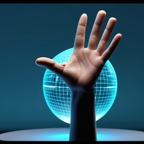 Home 14 Holographic displays show digital creations like unique artworks or articles that appear clearly owned. A subtle, non-humanoid AI interface, depicted as a floating data sphere, assists her, emphasizing collaboration. The environment is a bright, open, innovative digital studio with soft, futuristic lighting. Photorealistic, high detail, perfect anatomy, correct proportions, natural pose, well-formed hands, proper finger count, natural body proportions, professional photography, safe for work, appropriate content, fully clothed, professional, modest clothing, appropriate attire, professional dress.